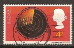 Stamps United Kingdom -  Descubrimientos-La pantalla de radar.