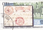 Sellos de America - Cuba -  250 años establecimiento del correo en Cuba