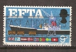 Stamps United Kingdom -  Asociación Europea de Libre Comercio (AELC). Marítimo.