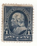 Stamps America - United States -  Franklin Ed 1890