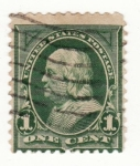 Stamps : America : United_States :  Franklin Ed 1890