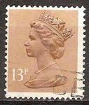 Stamps United Kingdom -  La Reina Isabel II.