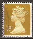 Stamps United Kingdom -  La Reina Isabel II.