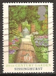 Stamps United Kingdom -  Jardines ingleses del siglo 20 Jardín, Sissinghurst.