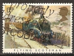 Stamps United Kingdom -  Los trenes famosos. Flying Scotsman.