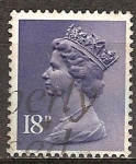 Stamps United Kingdom -  La Reina Isabel II.