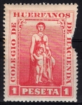 Stamps Spain -  Colegio de huérfanos de Hacienda. 