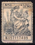 Stamps : Europe : Spain :  Póliza  Código civil.  8ª clase