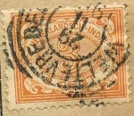 Stamps Indonesia -   1/2 CENT