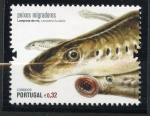 Stamps : Europe : Portugal :  Peces Migratorios