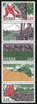 Stamps Sweden -  Michel 1060/4 Primary Industry 5 v