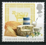 Stamps United Kingdom -  La cocina y sus productos
