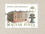 Sellos de Europa - Hungra -  450 Aniv Colegio Calvinista Papa