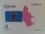 Stamps Spain -  ciudad de melilla 2011