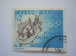 Stamps : America : Mexico :  juegos olimpicos mexico 68