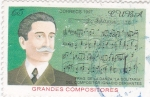 Sellos de America - Cuba -  compositor-Ignacio Cervantes