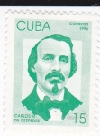 Stamps Cuba -  Carlos M. de Céspedes