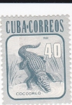 Sellos de America - Cuba -  cocodrilo
