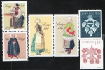 Stamps Sweden -  Michel 1087/2 Christmas 6 v