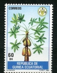 Stamps : Africa : Equatorial_Guinea :  Papaya