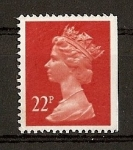Stamps United Kingdom -  Isabel II / Margen derecho sin dentado./ (Carnet).