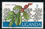 Stamps : Africa : Uganda :  cafe
