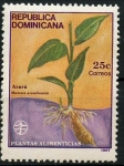 Stamps : America : Dominican_Republic :  Plantas alimenticias