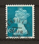 Stamps United Kingdom -  Isabel II / Banda central de fosforo.