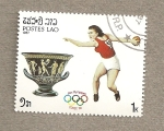 Stamps Asia - Laos -  Juegos Olímpicos Corea 1988