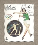 Stamps Laos -  Juegos Olímpicos Corea 1988