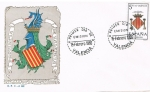 Stamps : Europe : Spain :  SPD ESCUDO DE VALENCIA CON MATASELLOS DE VALENCIA. ED Nº 1697
