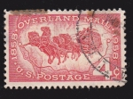 Stamps United States -  1858 Overland Mail 1958