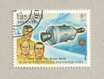 Sellos de Asia - Laos -  Tripulación vuelo Soyuz-Apolo