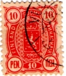 Stamps Finland -  Finland 1889