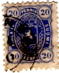 Stamps : Europe : Finland :  Finland 1875
