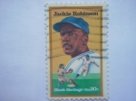 Sellos de America - Estados Unidos -  Jackie robinson