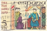 Stamps Spain -  Día del sello- Correo del Rey   (C)