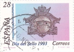 Stamps Spain -  Día del sello -Boca de buzón    (C)