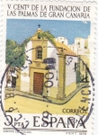 Stamps Spain -  V  Cent.de la fundación de Las Palmas de Gran Canaria   (C)
