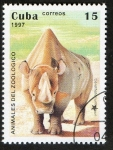 Stamps : America : Cuba :  Rinoceronte