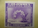 Stamps America - Colombia -  ODONTOGLOSSUM  CRISPUM-Colombia 1874  U.P:U. 1949