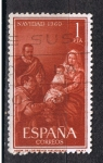 Stamps Spain -  Edifil  1325  Navidad´60.  