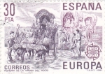 Stamps Europe - Spain -  Romería de la virgen del Rocio    (C)