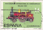 Stamps Spain -  XXIII Congreso internacional de ferrocarriles -Málaga 1982   (C)