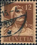 Stamps Switzerland -  EFIGIE DE GUILLERMO TELL 1914-18. Y&T Nº 139