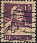 Sellos de Europa - Suiza -  EFIGIE DE GUILLERMO TELL 1914-18. Y&T Nº 141