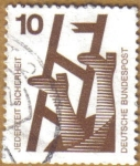 Stamps Europe - Germany -  Accidentes de trabajo