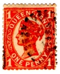 Stamps America - Canada -  Queen Island 1882