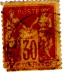 Stamps France -  France 1894 Post-office in China