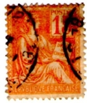 Stamps : Europe : France :  France 1900